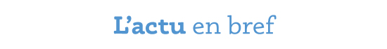 L'actu en bref