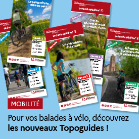 Pour vos balades à vélo, découvrez les nouveaux topoguides !