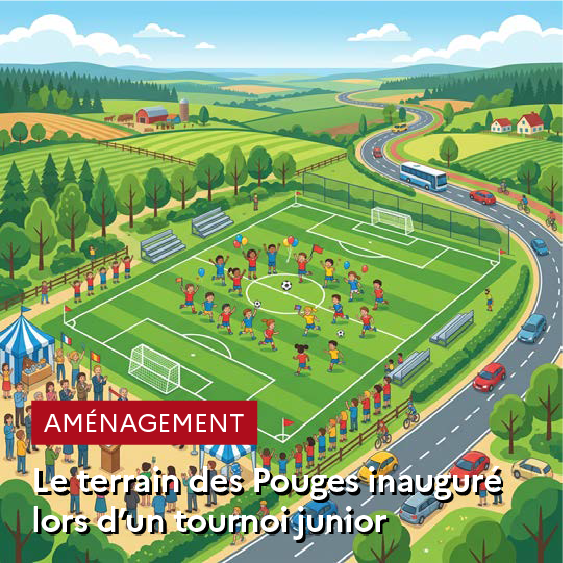Le terrain des Pouges inauguré lors d'un tournoi junior