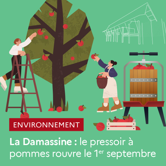 La Damassine : le pressoir à pommes rouvre le 1er septembre