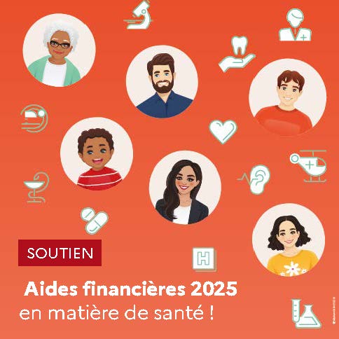 Aides financières 2025 en matière de santé