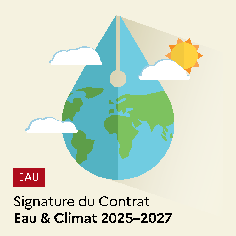 Signature du contrat Eau é Climat 2025-2027