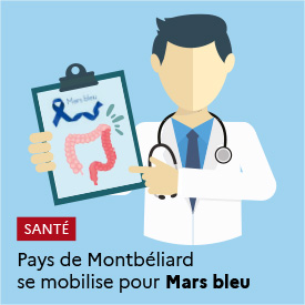 Pays de Montbéliard se mobilise pour Mars bleu